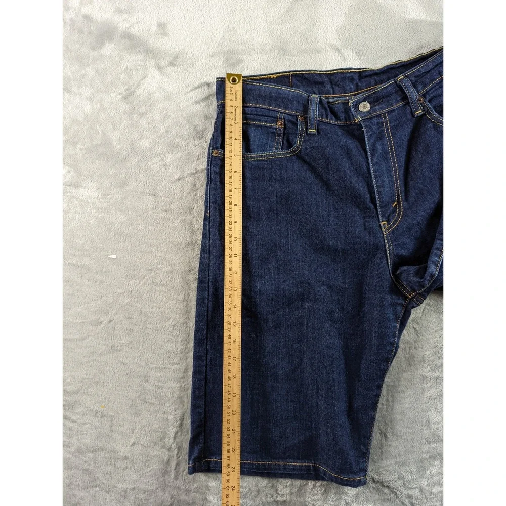 Levis 569 Shorts Mens 32 Blue Denim Dark Wash Skate Loose 11